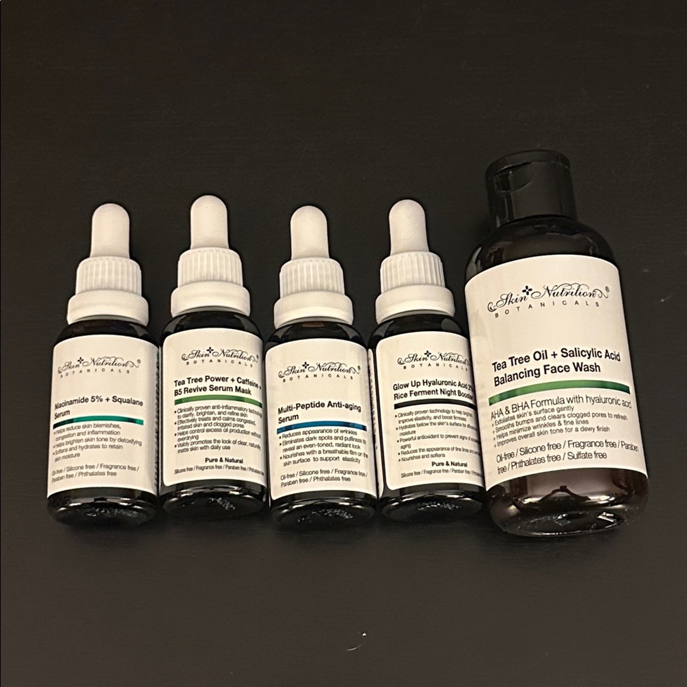 Skin Nutrition Botanicals Tea Tree OilSalicylic Acid Peptide Hyaluronic Acid